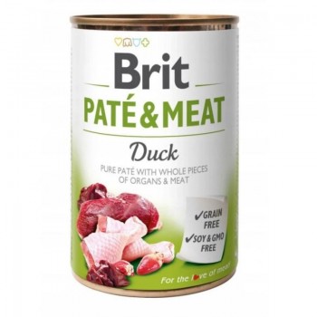 BRIT Pat & Meat Duck - wet dog food - 400g