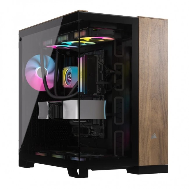 Corsair CC-9011282-WW computer case Midi Tower Black, Walnut Corsair CC-9011282-WW computer case Midi Tower Black, Walnut