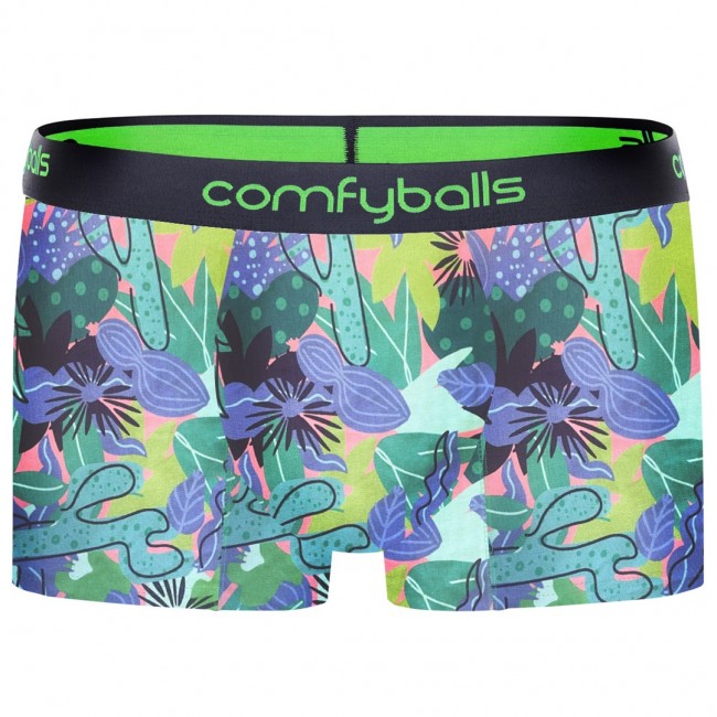 Comfyballs Tropical Cotton Brief Green