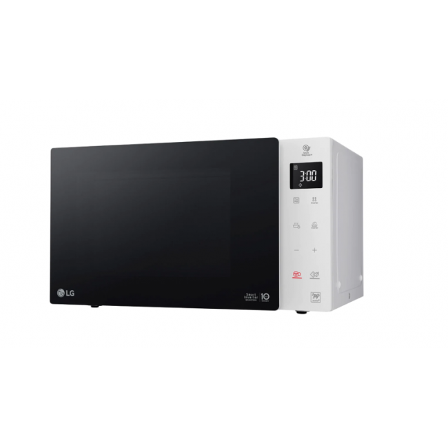 LG MS 23 NECBW, Over the range, Solo microwave, 23 L, 1000 W, Touch, Black, White