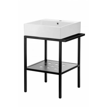 Standing bathroom console with washbasin - 56.5x50 cm