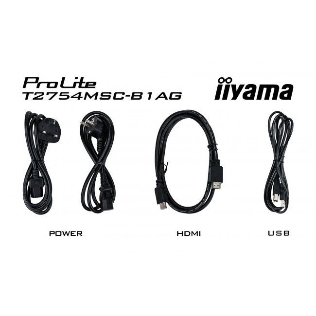iiyama ProLite 27 PCAP 10pt touch screen featuring IPS panel technology and Anti Glare coating