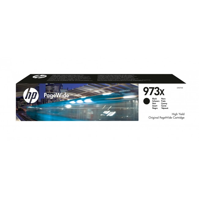 HP 973X High Yield Black Original PageWide Cartridge HP 973X High Yield Black Original PageWide Cartridge