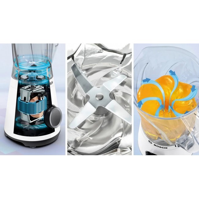 Bosch Serie 4 MMB6141W blender 1.5 L Tabletop blender 1200 W White Bosch Serie 4 MMB6141W blender 1.5 L Tabletop blender 1200 W White