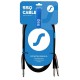 SSQ JSJM2 SS-1453 Cable Jack Stereo - 2x Jack Mono 2 m Black