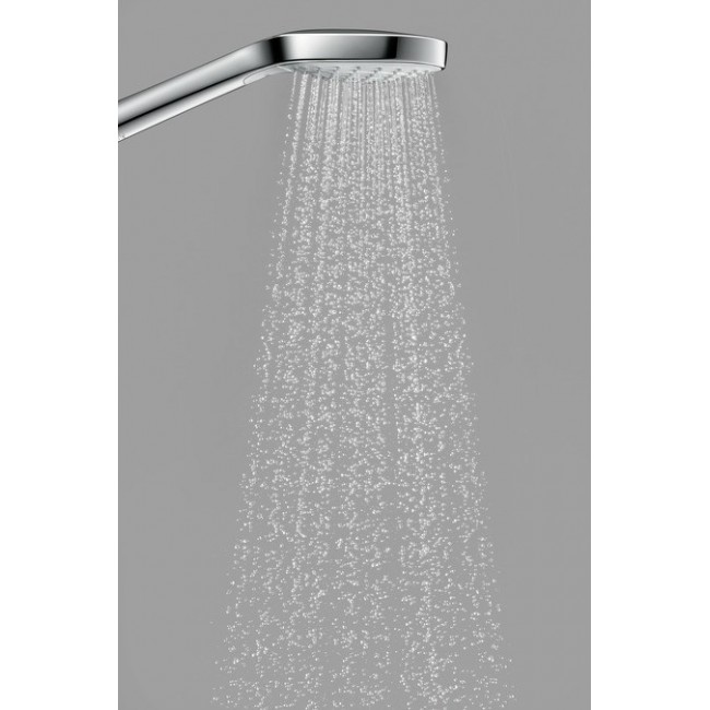 Hansgrohe Croma Select E Handheld shower head Chrome, White