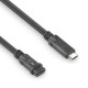 PureLink PI6630-030 USB cable USB4 Gen 2x2 3 m USB C 20 Gbit/s 100 W Black