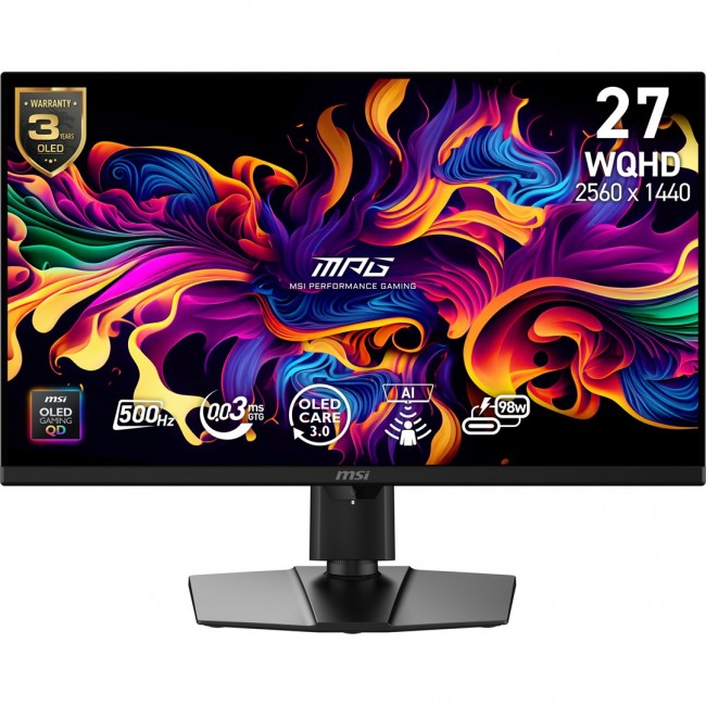 MSI MPG 271QRDE QD-OLED X50 computer monitor 67.3 cm (26.5 MSI MPG 271QRDE QD-OLED X50 computer monitor 67.3 cm (26.5