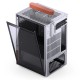 Jonsbo T6 PC Case, Mini-Tower, Mini-ITX, Glass, Wo