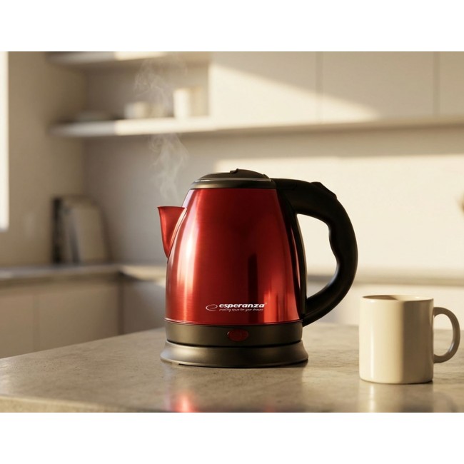 Esperanza EKK128R electric kettle Parana 1 L Black,Red 1350 W
