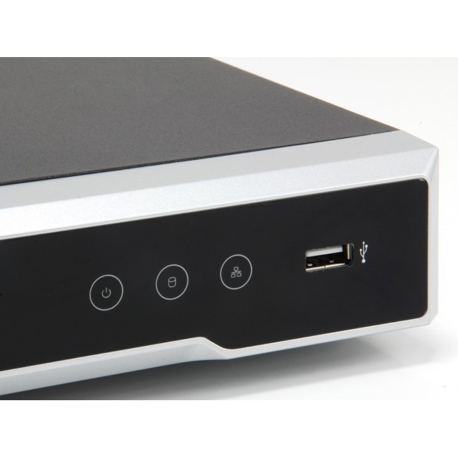 LevelOne GEMINI 8-Channel PoE Network Video Recorder, 8 PoE Outputs, H.265