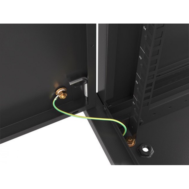 Lanberg WF01-6612-00B rack cabinet 12U Wall mounted rack Black