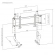 Oplite OP-R8-SMSB monitor mount / stand 144.8 cm (57