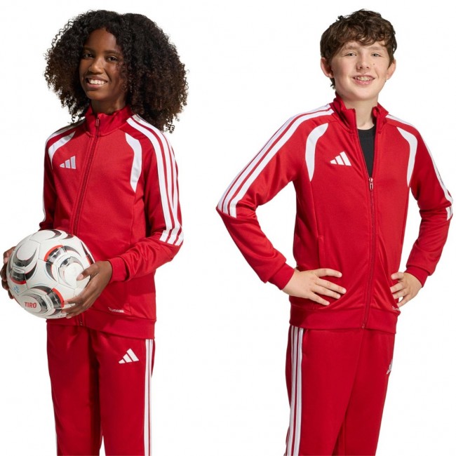 Bluza dla dzieci adidas Tiro 26 League Training czerwona JY7200 140cm