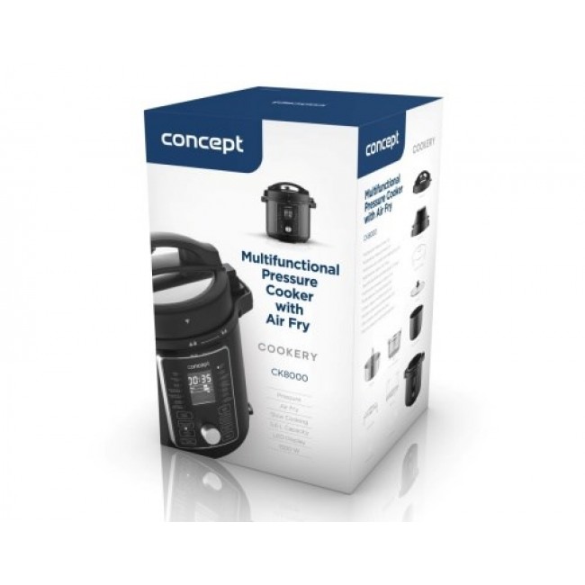 Concept Cookery CK8000 Multicooker with Air Fryer function 1500 W Black