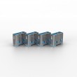 Lindy USB Port Blocker - Pack of 4, Colour Code: Blue Lindy USB Port Blocker - Pack of 4, Colour Code: Blue