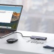 Ugreen CM512 90568 USB-C adapter 2 USB-A 3.0 / HDMI / RJ45 / SD and TF card reader / USB-C PD 100 W Grey