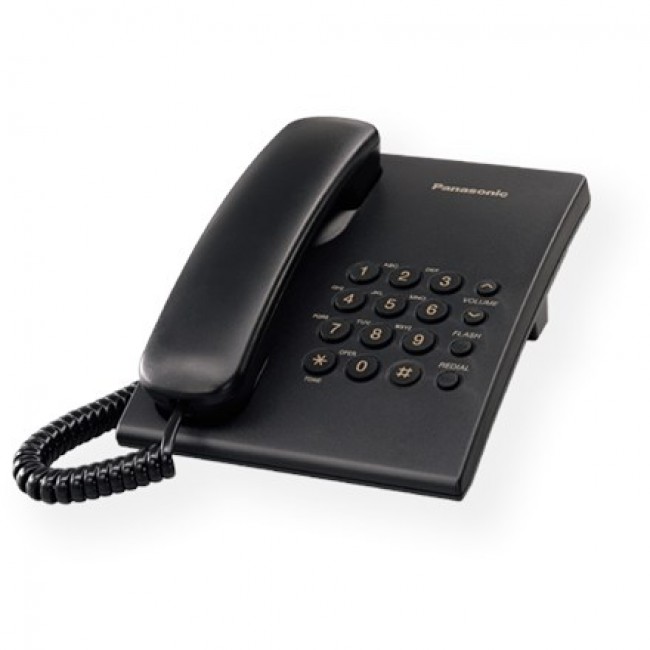 Panasonic KX-TS500 Analog telephone Black Panasonic KX-TS500 Analog telephone Black