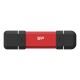Silicon Power DS72 USB flash drive 250 GB USB Type-A / USB Type-C 3.2 Gen 2 (3.1 Gen 2) Red Silicon Power DS72 USB flash drive 250 GB USB Type-A / USB Type-C 3.2 Gen 2 (3.1 Gen 2) Red