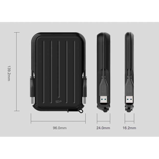 Silicon Power A66 external hard drive 5000 GB Black, Yellow Silicon Power A66 external hard drive 5000 GB Black, Yellow