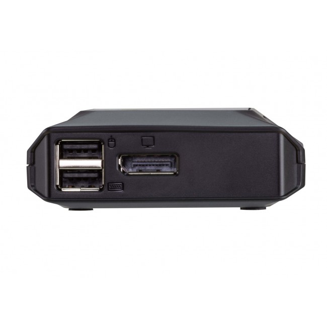 ATEN 2-Port USB-C 4K DisplayPort KVM Switch with Remote Port Selector