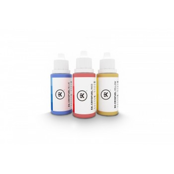 EK Water Blocks EK-CryoFuel Dye Pack - red/yellow/blue