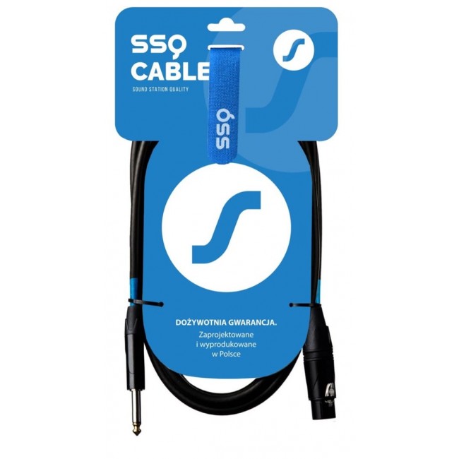 SSQ Cable XZJM5 - Jack mono - XLR female cable, 5 metres SSQ Cable XZJM5 - Jack mono - XLR female cable, 5 metres