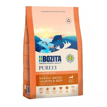 BOZITA Purely Adult Small Salmon and beef - dry dog food - 7,5kg