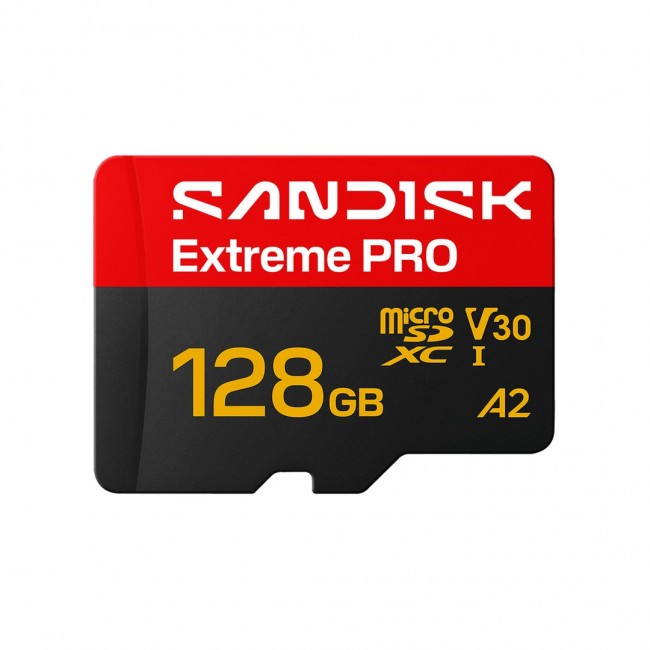 SanDisk Extreme PRO microSD UHS-I 128 GB MicroSDHC SanDisk Extreme PRO microSD UHS-I 128 GB MicroSDHC