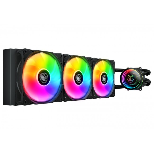 COUGAR CPU Water Cooling, Poseidon Elite 360, ARGB, Black