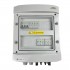 Switchgear attached DCAC hermetic IP65 EMITTER with Noark 1000V type 2 DC surge arrester, 2 x PV string, 2 x MPPT // og. AC Noark Type 2, 10A 3-F