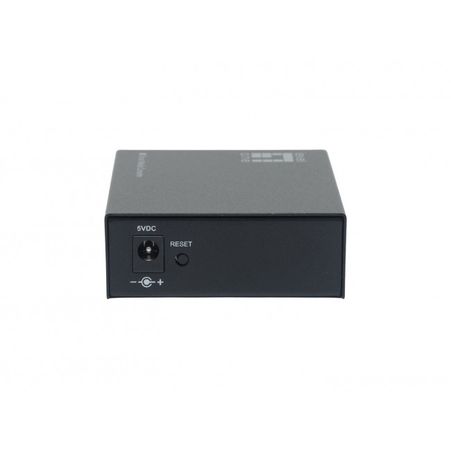 LevelOne Smart Gigabit RJ45-SFP Media Converter, Compatible with 19-inch rack-mountable chassis