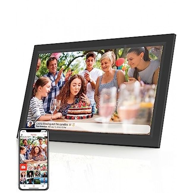 Denver PFF-1503B digital photo frame Black 39.6 cm (15.6