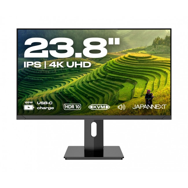 JAPANNEXT JN-IPS2380UHDR-C65W-HSP computer monitor 60.5 cm (23.8