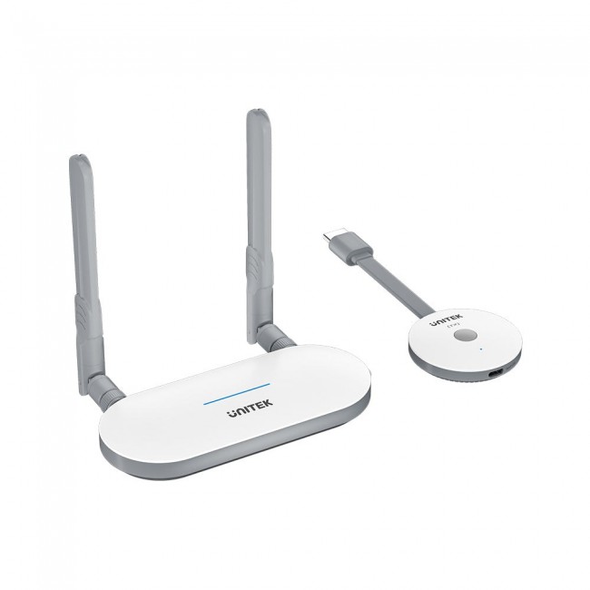 Uni wireless HDMI transmitter and receiver white