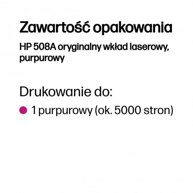 HP 508A Magenta Original LaserJet Toner Cartridge