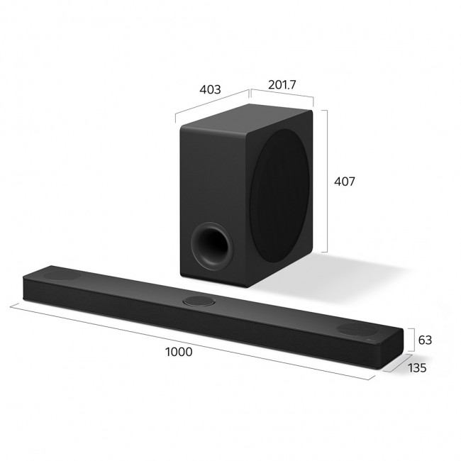 LG S80TY Black 3.1.3 channels 480 W LG S80TY Black 3.1.3 channels 480 W