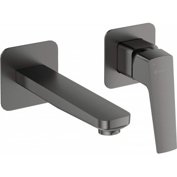 Concealed basin faucet