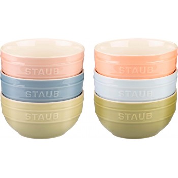STAUB SERVING Zestaw 6 misek 12 cm, wielokolorowe
