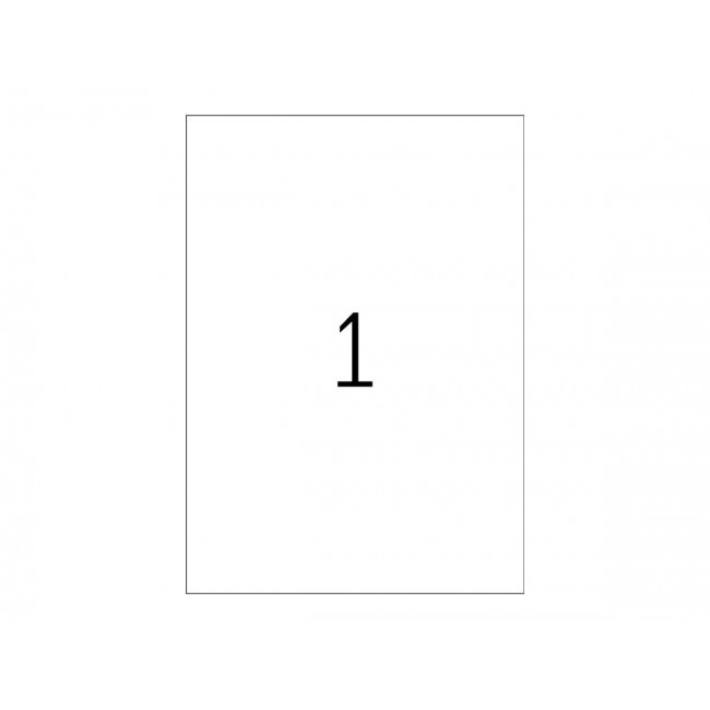 HERMA A3 labels transparent crystal-clear 297x420 mm transparent clear film glossy 50 pcs.