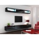 Cama TV stand VIGO 140 30/140/40 black/black gloss