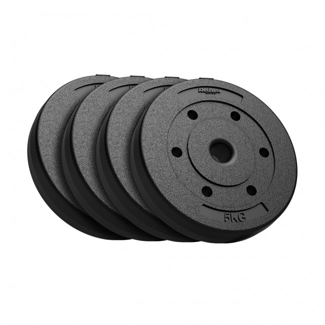 Bituminous weight set 4x5kg, hole 31mm, REBEL ACTIVE Bituminous weight set 4x5kg, hole 31mm, REBEL ACTIVE
