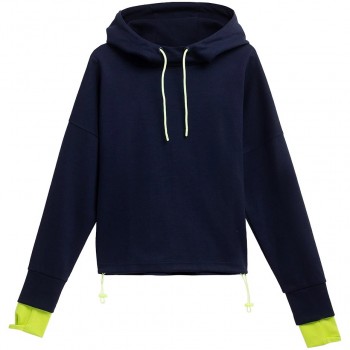 Women's sweatshirt 4F navy blue H4L21 BLD025 31S S
