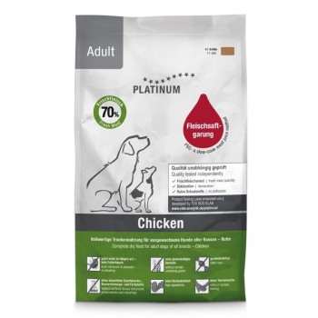 PLATINUM Adult Chicken - semi-moist dog food - 15kg
