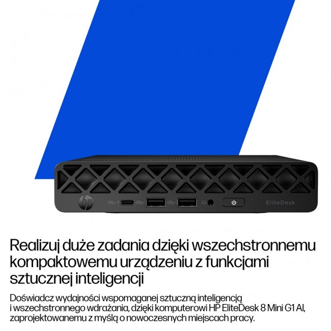 HP EliteDesk 8 Mini G1i Ultra 5 235T 16GB DDR5 SSD512 Intel Graphics W11Pro 3Y OnSite HP EliteDesk 8 Mini G1i Ultra 5 235T 16GB DDR5 SSD512 Intel Graphics W11Pro 3Y OnSite