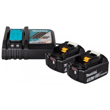 CHARGER AND BATTERY SET 2X5AH 18V