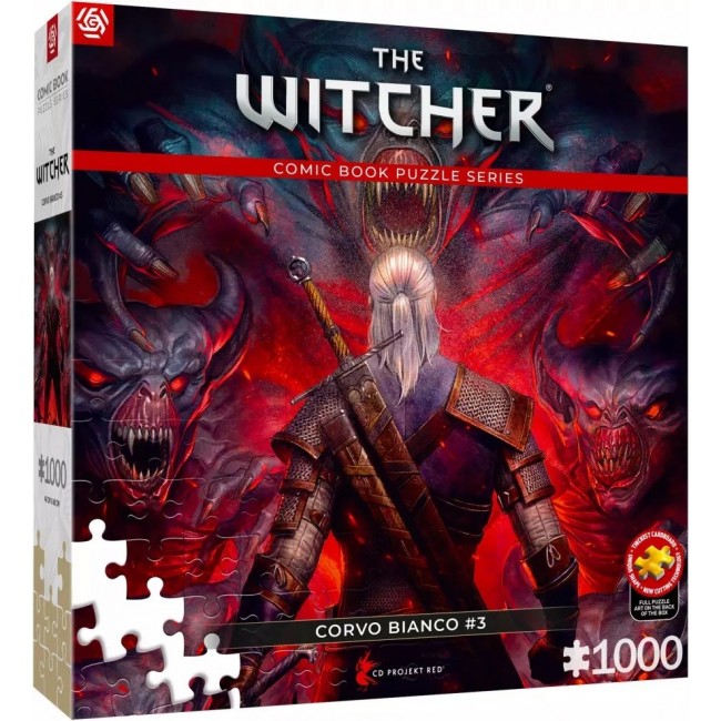 Puzzle Good Loot Comic Book - The Witcher: Corvo Bianco 1000 pc(s)
