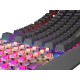 GAMING KEYBOARD GENESIS THOR 230 TKL DE RGB MECHANICAL OUTEMU RED BLACK HOT SWAP