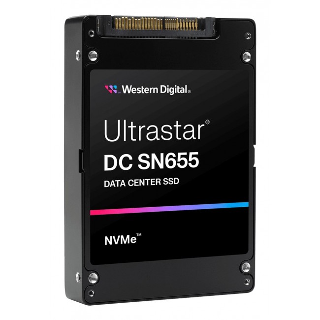 Western Digital Ultrastar DC SN655 30.7 TB U.3 PCI Express 4.0 NVMe TLC 3D NAND ISE (0TS2509)