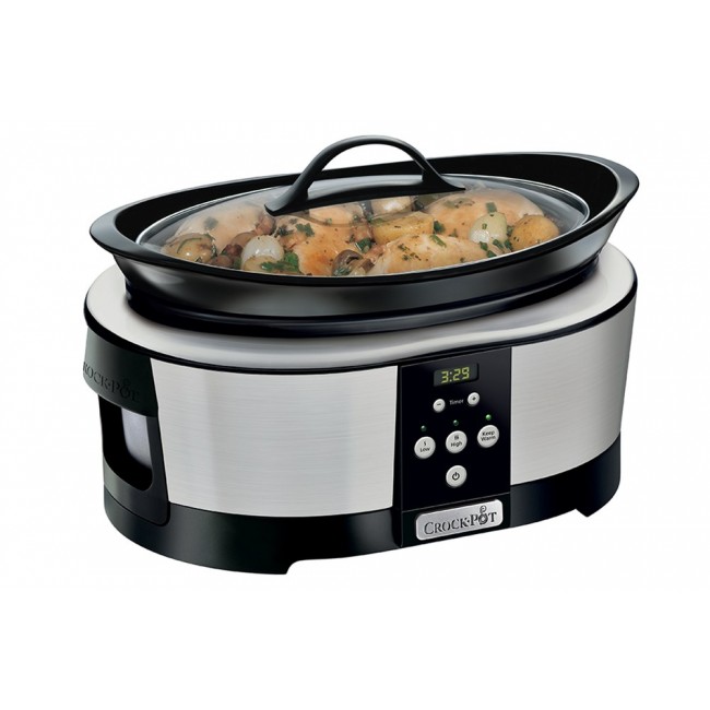 Crock-Pot SCCPBPP605-050 5.7-litre slow cooker (chrome) Crock-Pot SCCPBPP605-050 5.7-litre slow cooker (chrome)
